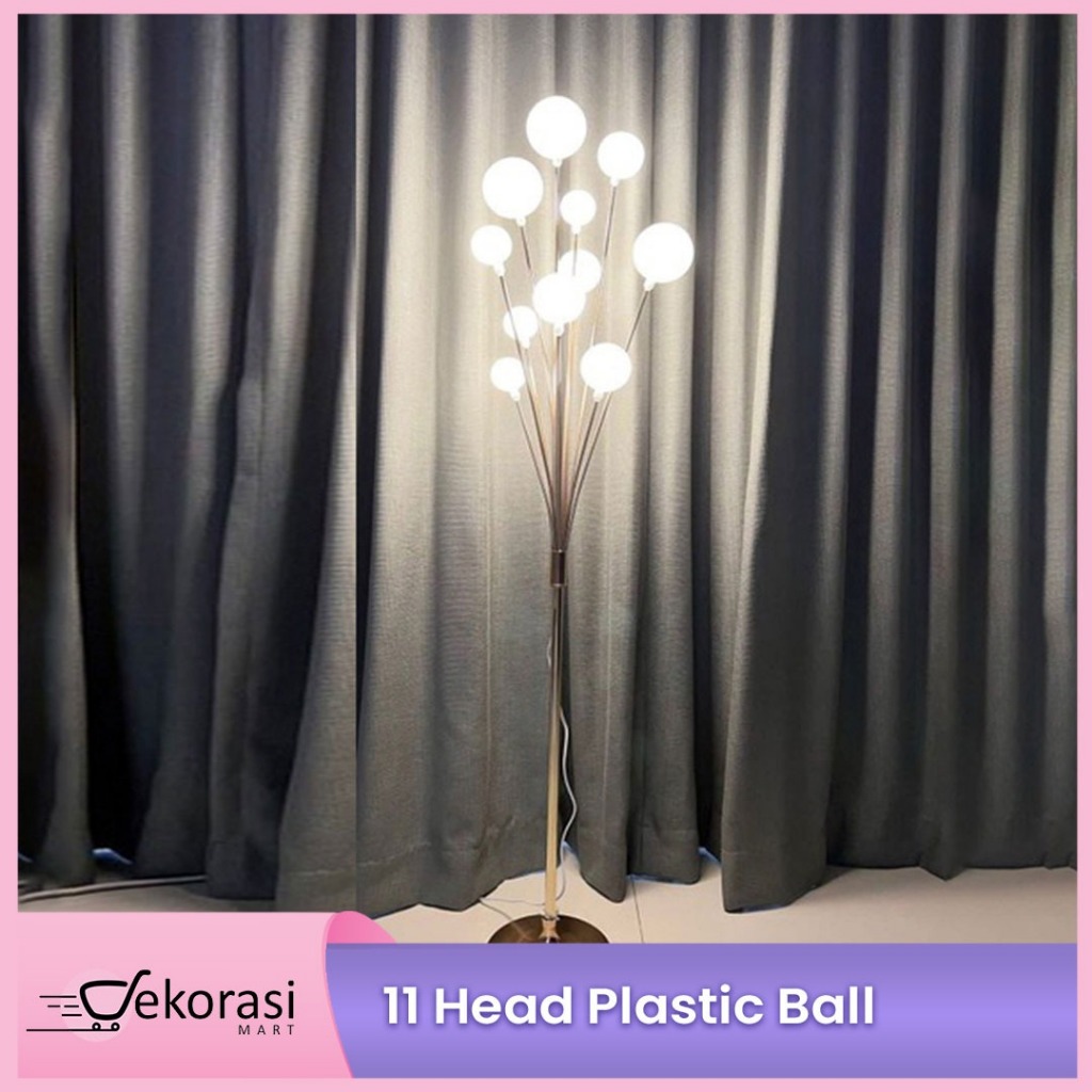 11 Head Plastic Ball  / Lampu Dekorasi / Dekorasi Pelaminan/LAMPU STANDING/LAMPU DEKORASI PERNIKAHAN