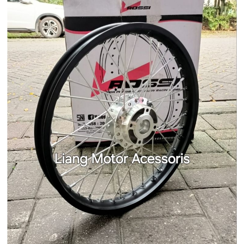 (Set Depan Aja) Paket Velg VRossi Ring 17 Lebar 140 - Beat/Vario/Scoopy/Mio/Fino/Nouvo/Jupiter/Vega/