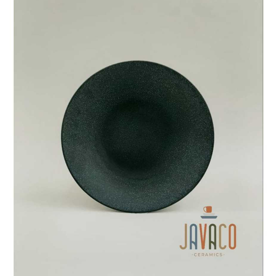 Javaco | Piring Makan Keramik Noir | Tableware Keramik Estetik
