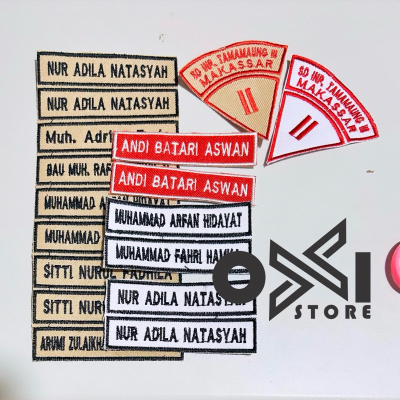 Papan Nama BORDIR KOMPUTER toko oxi