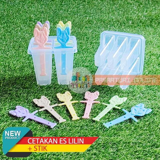 ES LILIN + STIK / Cetakan es lilin / Es Krim / Ganepo