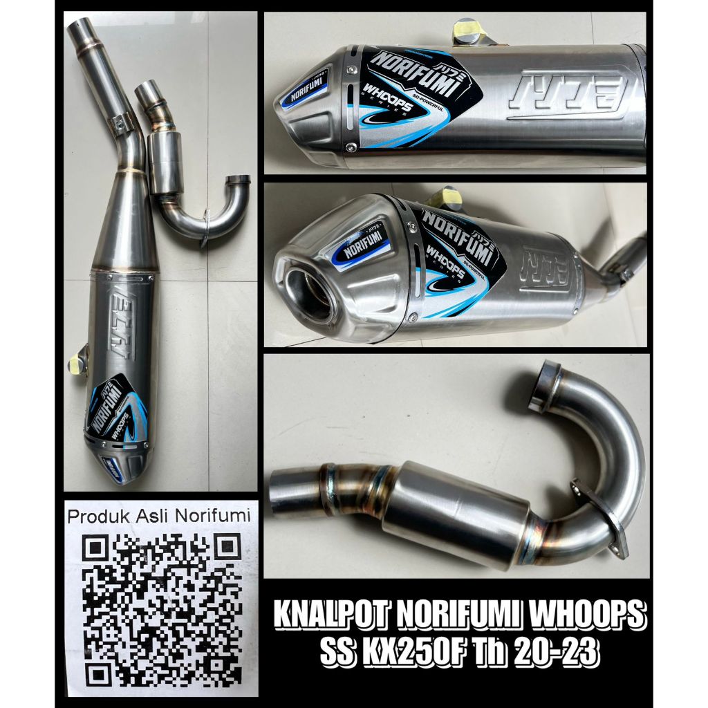 Knalpot Norifumi Whoops ORIGINAL KX250 KX250F 2020-2023