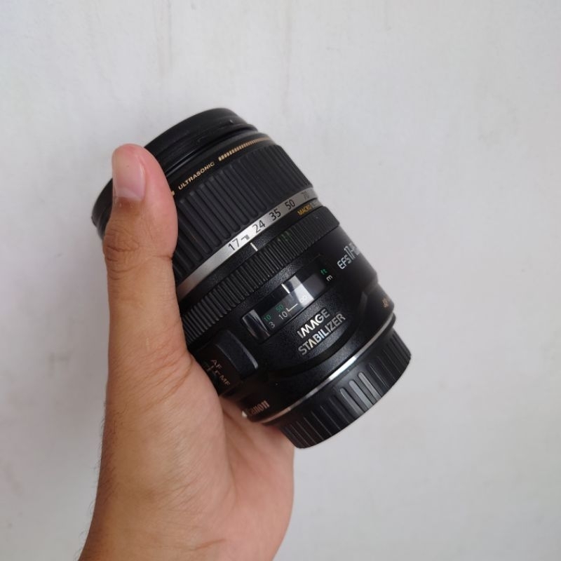 Lensa wide canon 17-85 usm second