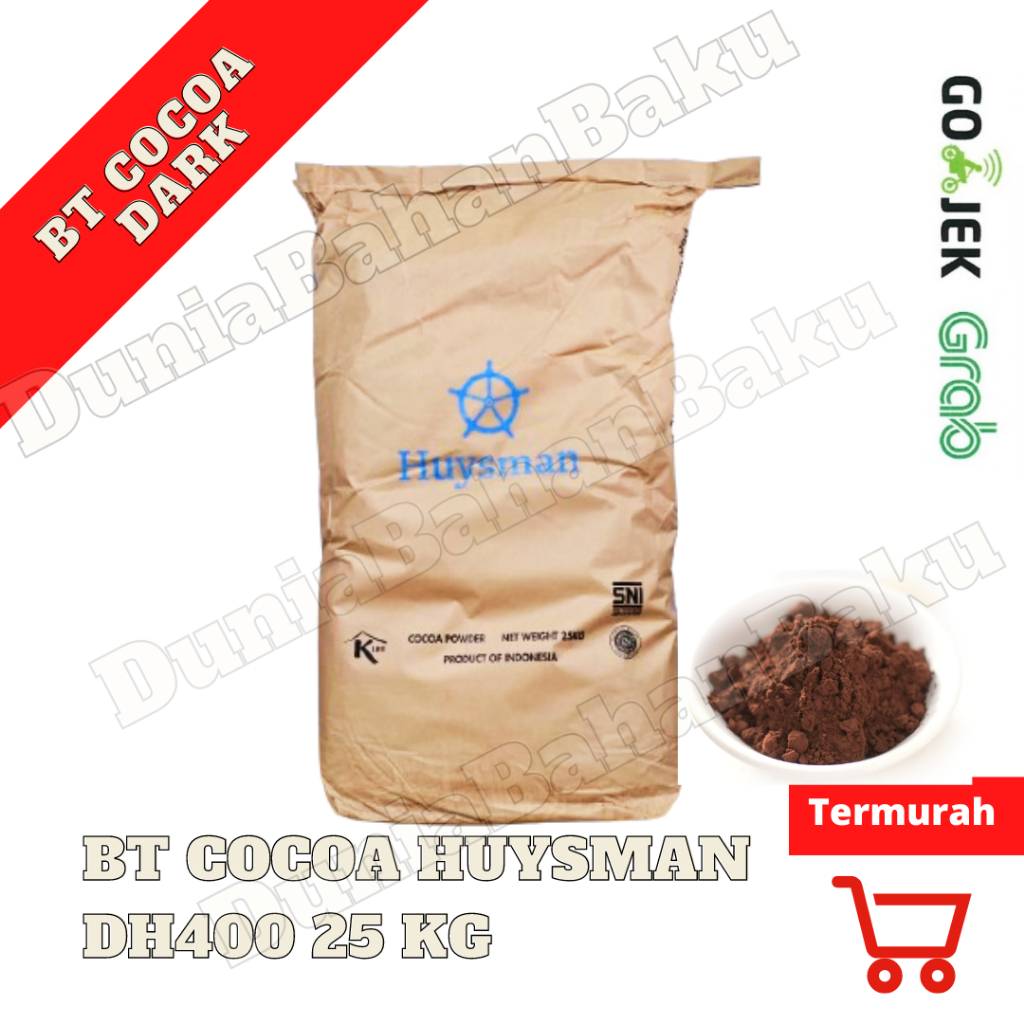 

BT COCOA JAVA DARK CHOCOLATE BT1000 HA 25 kg bubuk coklat tepung coklat