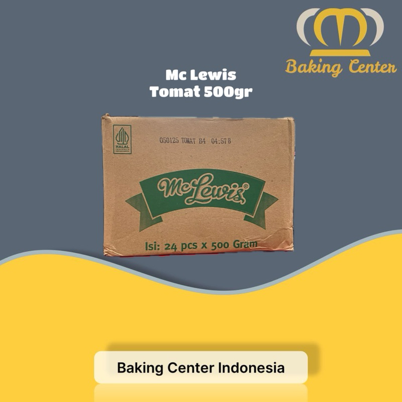 

Mc Lewis Tomat Sauce 24x500gr - Mc Lewis Saus Tomat 24x500gr