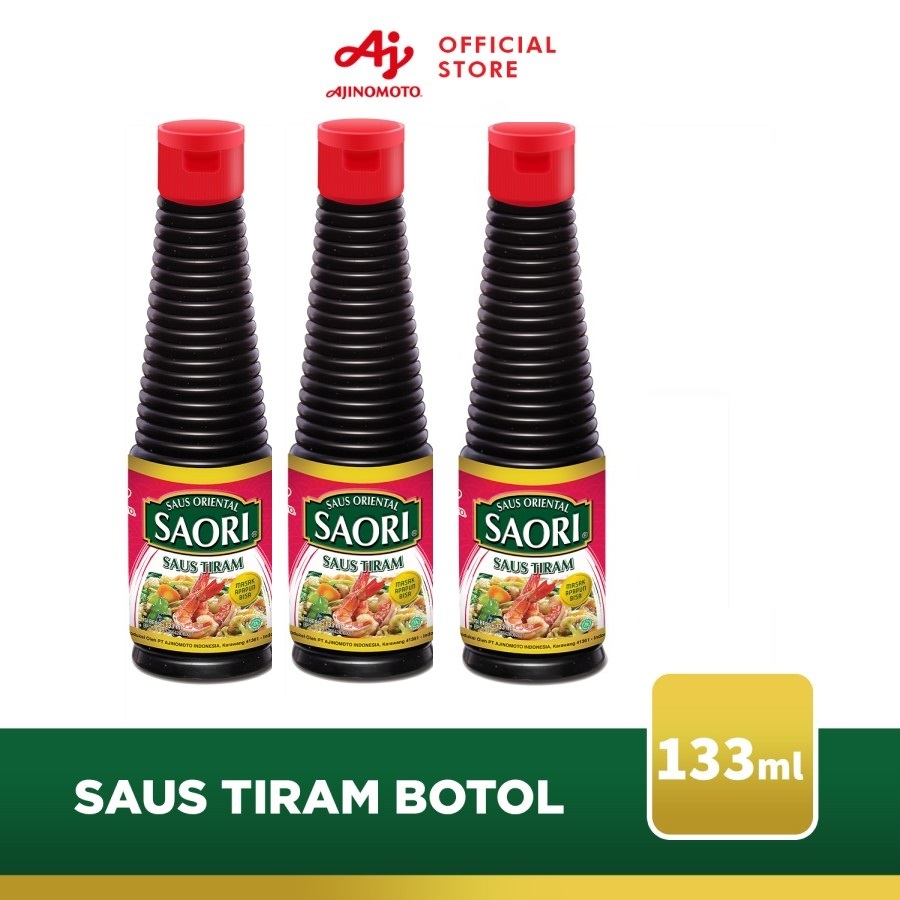 

SAORI Saus Tiram Oriental Oyster Botol 133ml