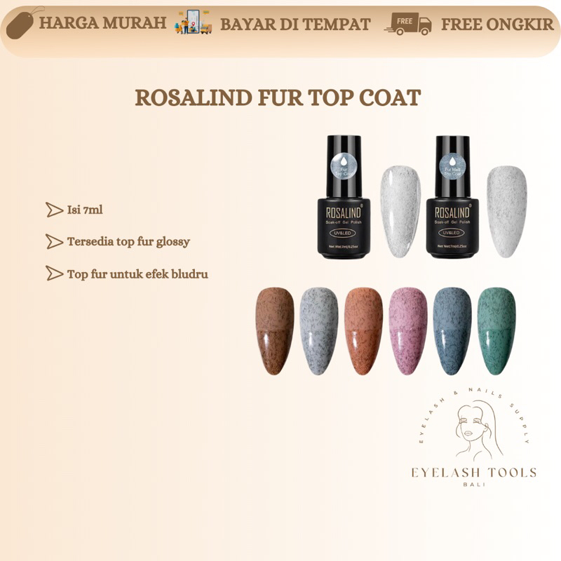 ROSALIND FUR GLOSSY TOP COAT