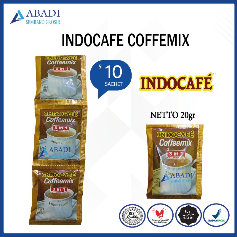 

Indocafe Coffemix Renceng - Kopi Sachet Bubuk 10pcs