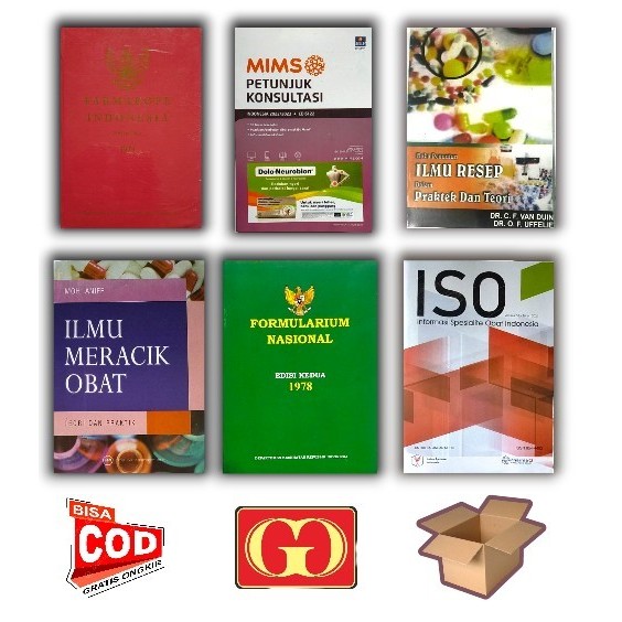Paket 6 Buku Kefarmasian edisi Terbaru
