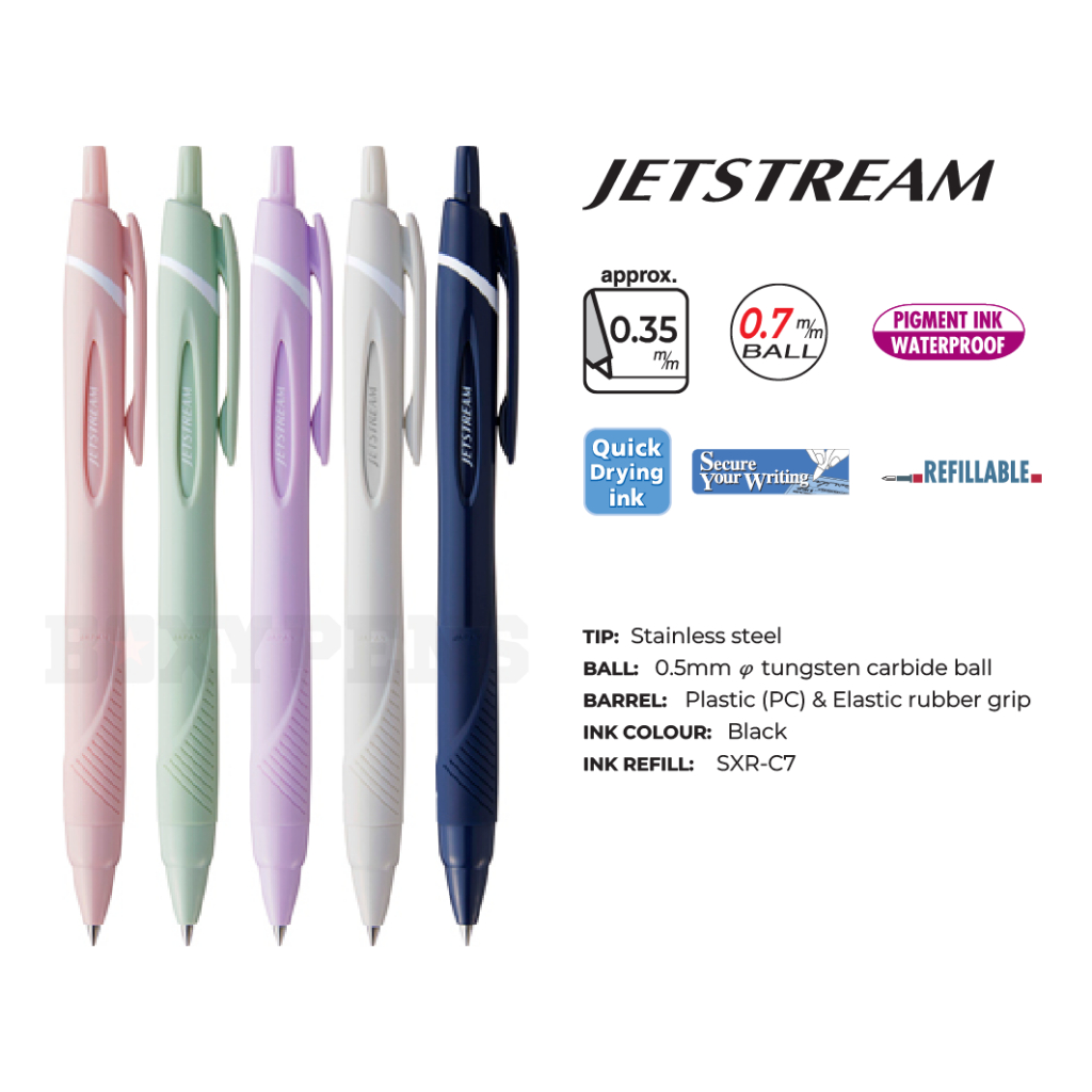 

Uni Jetstream Standard Ballpoint Pen New Axis Color Series - 0.7 mm