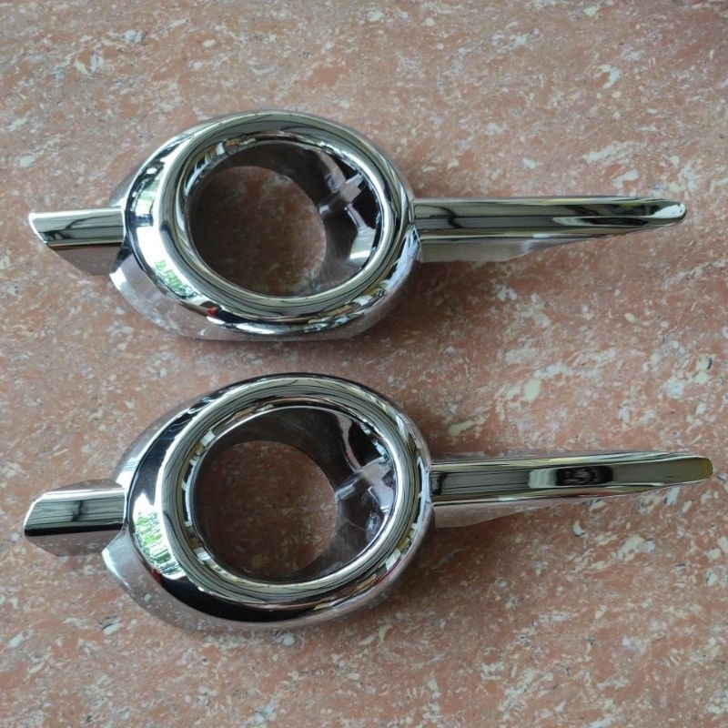 cover ring lampu foglamp bumper depan mobil honda CRV CR-V gen 2 2013 sampai 2016 2015 2014 chrome c
