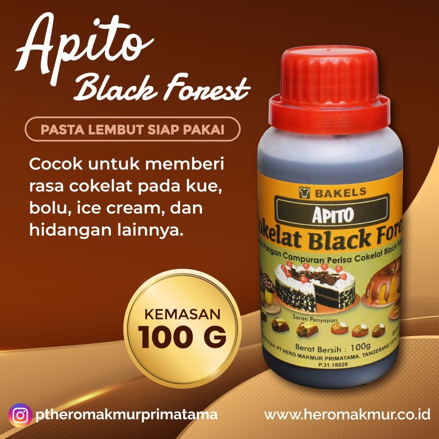 

Apito Cokelat Black Forest 100gr