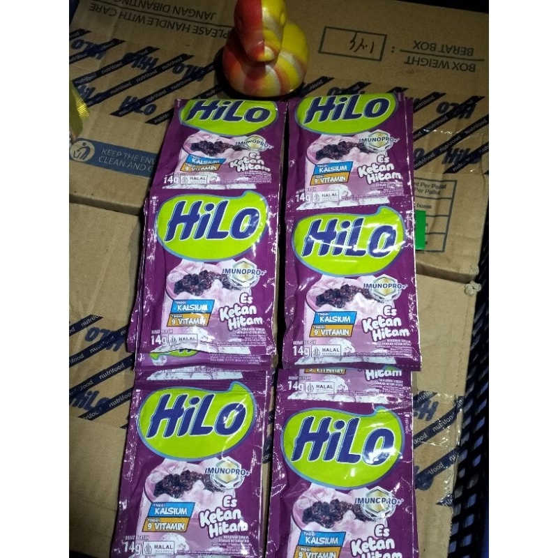 

HiLo es ketan hitam satu renceng isi 10pcs x 14gram