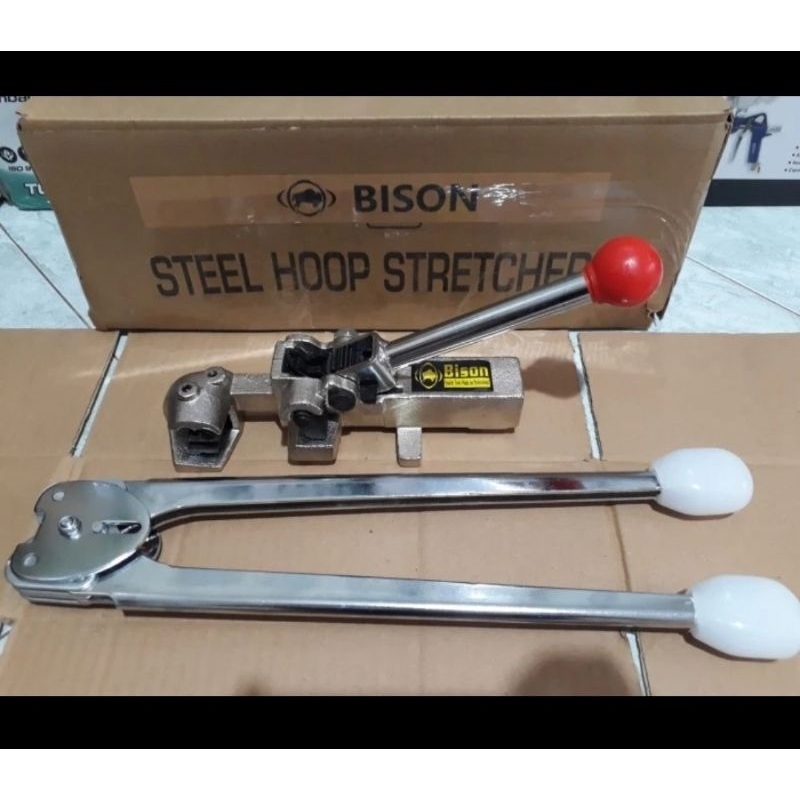 STRAPPING STEEL Bison Alat Klem Besi Plat Tali seng 16mm Packing Peti Kayu Box