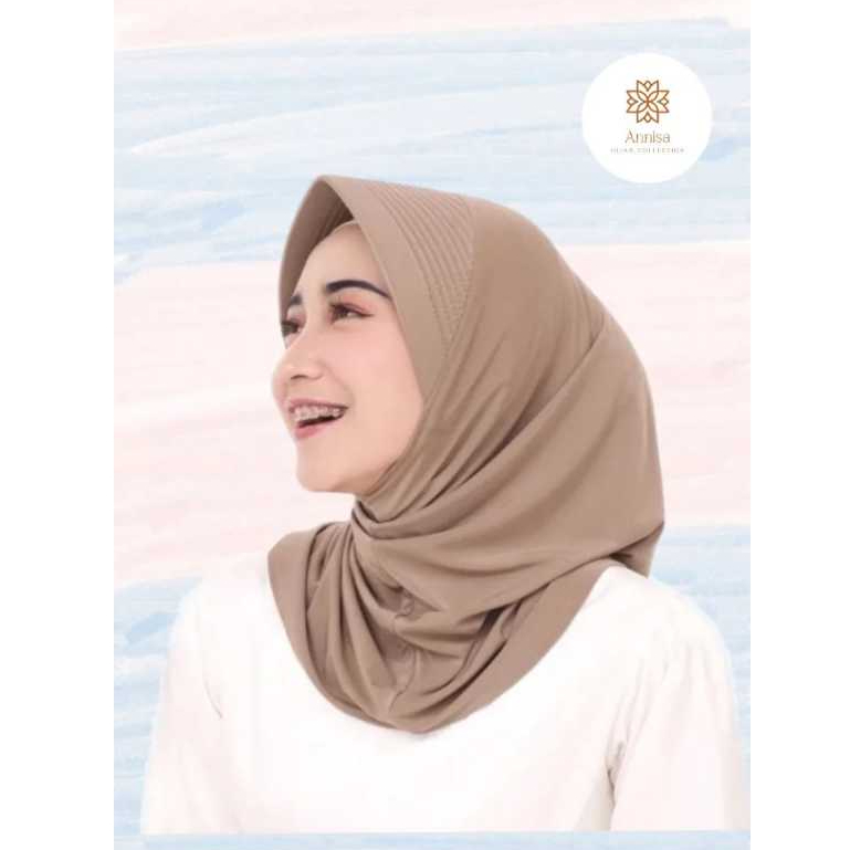 HIJAB SPORT PET TEBAL (S)/ HIJAB BERGO PET TEBAL / Hijab Sport / Hijab Instan / Hijab Sekolah / Hija