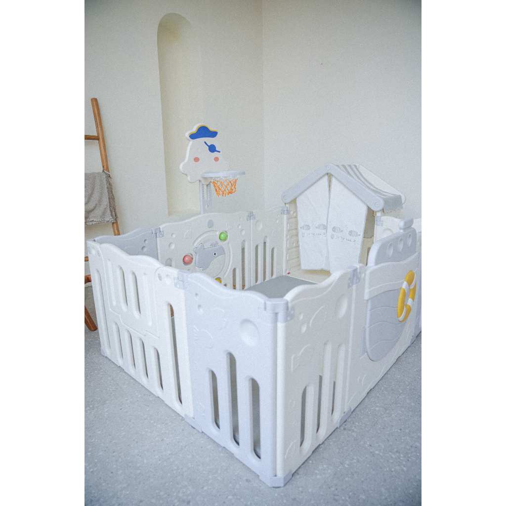 Lumba Playhouse Playmat / Slider / Toy Storage for Fence Ocean aksesoris tambahan untuk fence pagar 