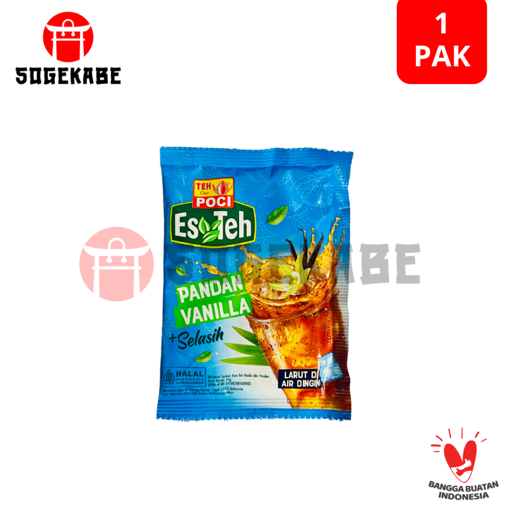 

Es Teh Poci Teh Vanilla Pandan Selasih