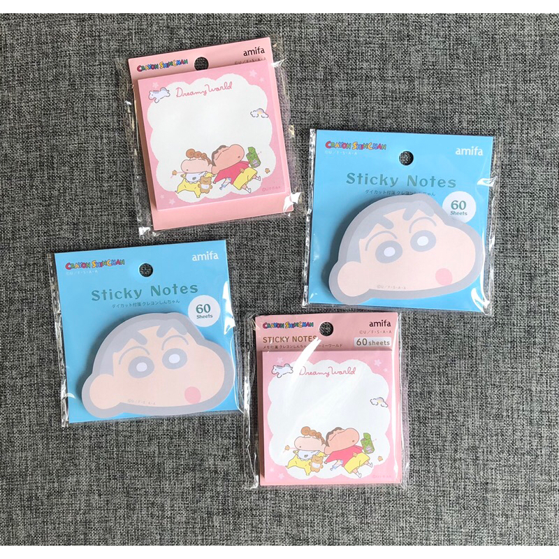 

Ay00! sticky notes memo shinchan isi 60 lembar original japan