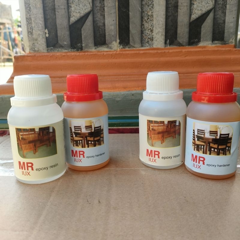 LEM EPOXY MR LUX KEMASAN 1/4KG (kecil)