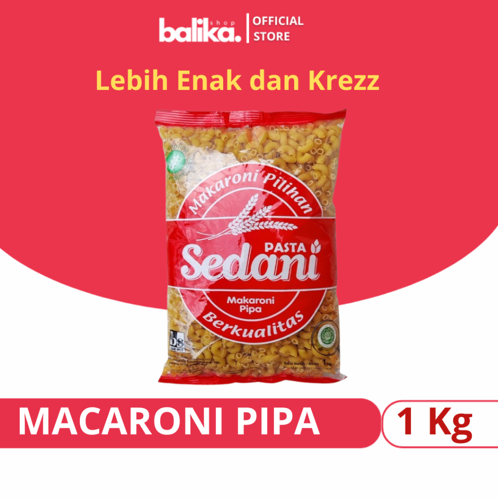 

BALIKA Macaroni Pipa Sedani 1 kg