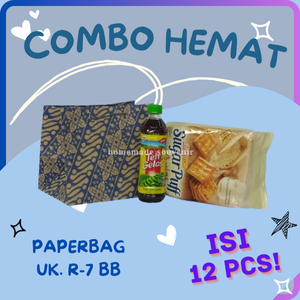 

Paperbag R7 BB Motif 1 Warna Random Ukuran 22x16x19 cm Isi 12 Pcs - Tas Souvenir