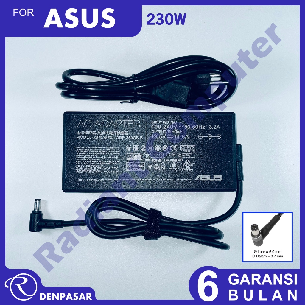 Adaptor Charger Asus Zenbook Pro Duo 15 OLED UX581 UX581G UX581GV UX581LV UX581L