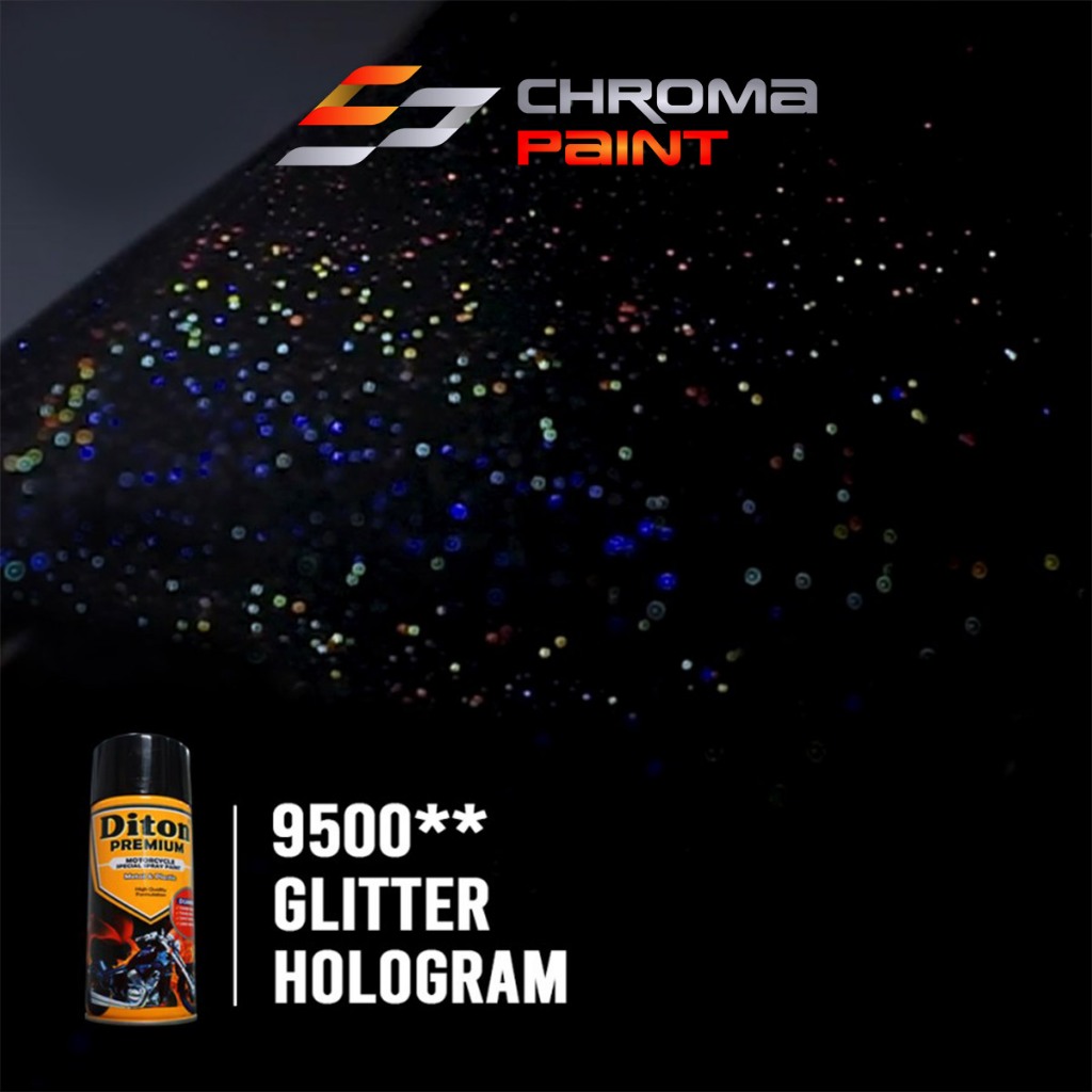 Cat Motor Diton Premium Glitter Hologram GH 9500 - Cat Semprot Diton