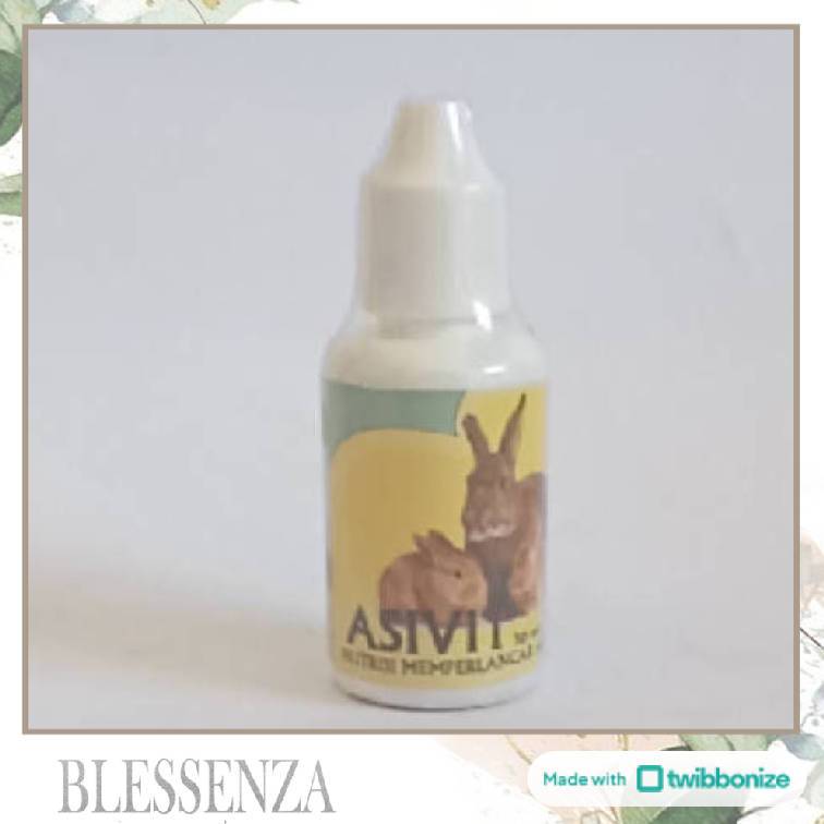 ASIVIT KELIINCI 30ML - VITAMIN PELANCAR ASI INDUKAN KELINCI