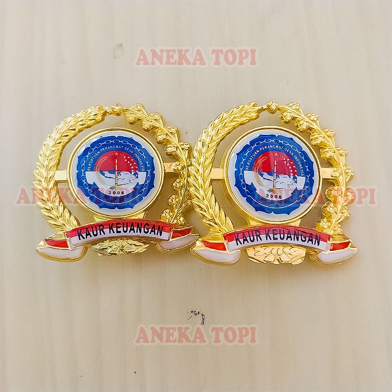 Pin Kaur Keuangan Logo PPDI Pin Bros PPDI Kaur Keuangan - Aneka Topi