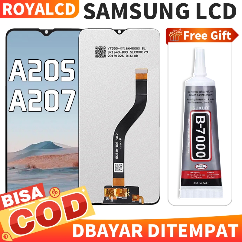 LCD TOUCHSCREEN for SAMSUNG A20S A207 Original COMPLETE Fullset Digitizer asli layar hp