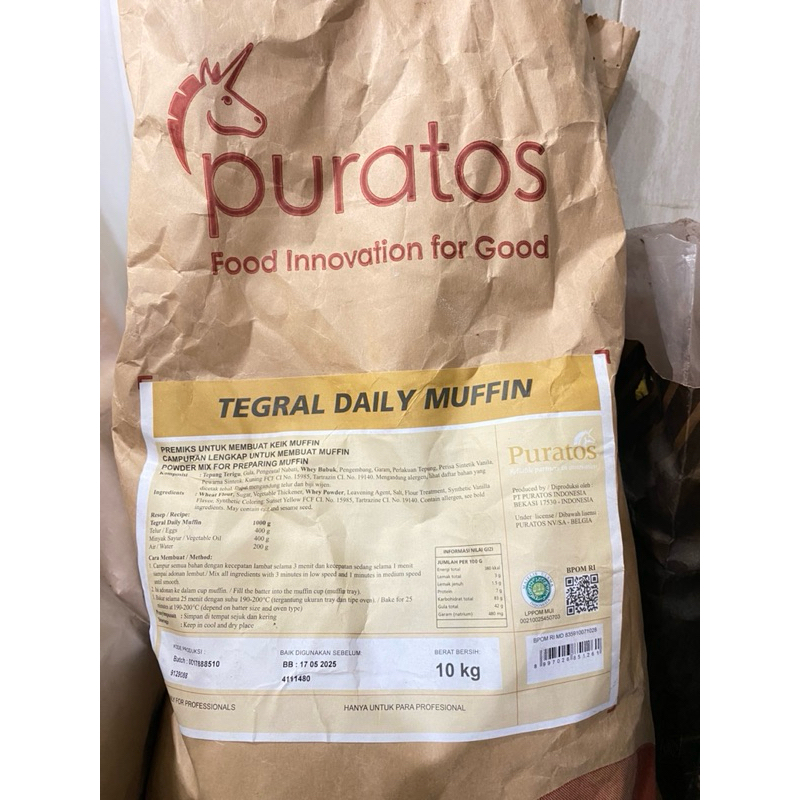 

Puratos Tegral Daily Muffin (premiks membuat muffin)