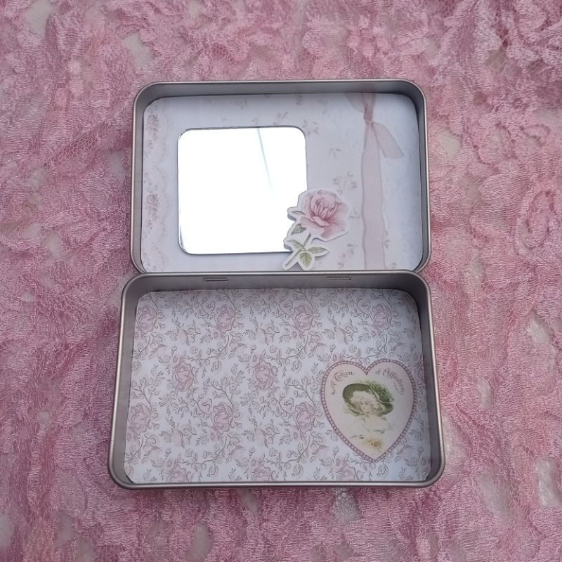 TIN WALLET vintage flower .・゜-: ✧ :- 