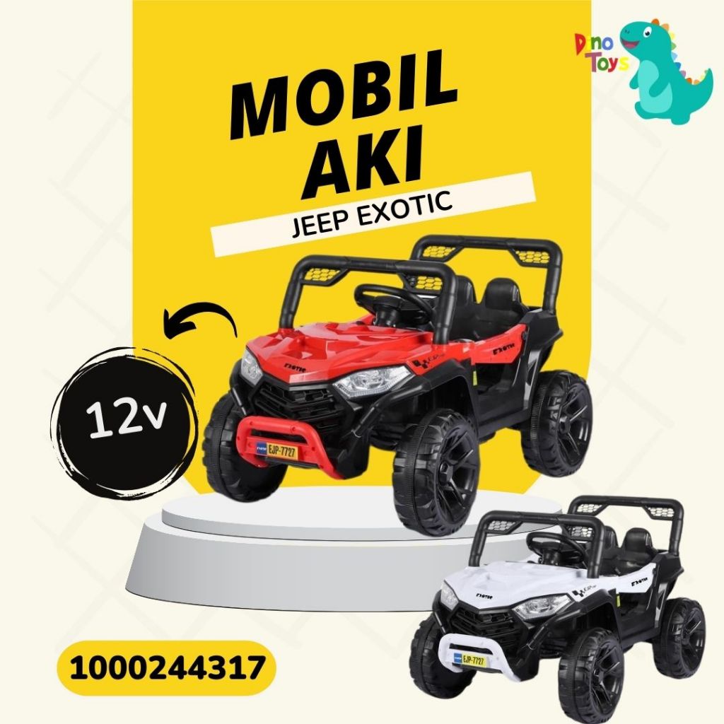 Mobil Aki Jeep Exotic EJP-7727 mobil aki anak dino toys ungaran