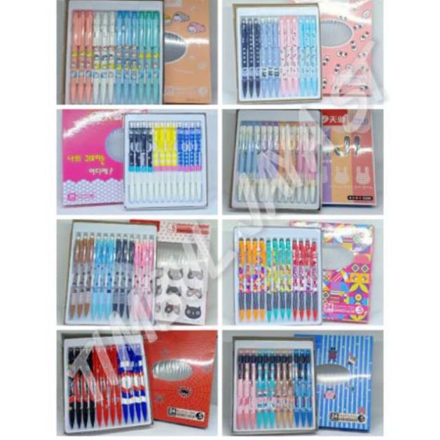 

Pensil mekanik 5 mm tizo mechanical pencil fancy cute isi 24pcs aneka varian KODE N2A7