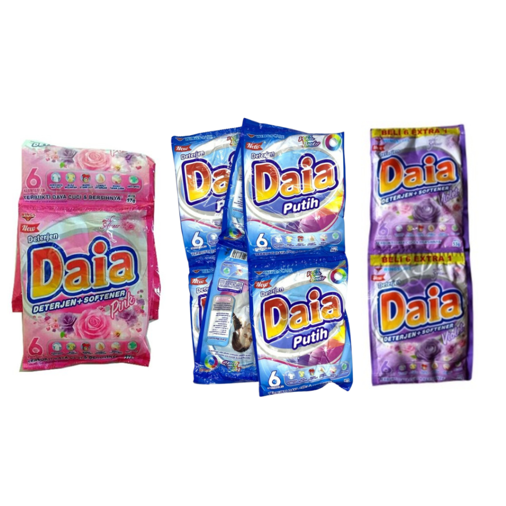 Deterjen DAIA (1 Renceng/6 pcs)