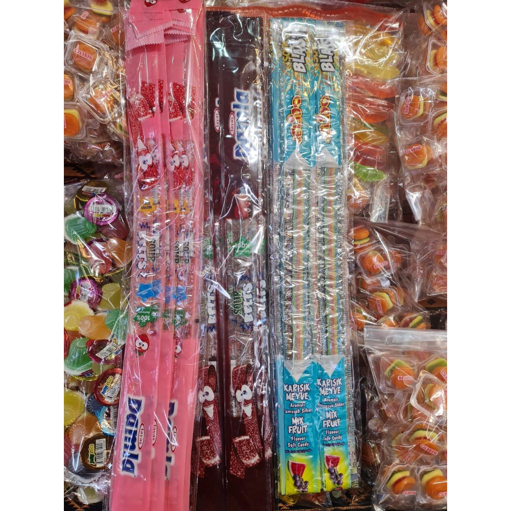 

Permen Tayas damla sour belts Asli turki halal
