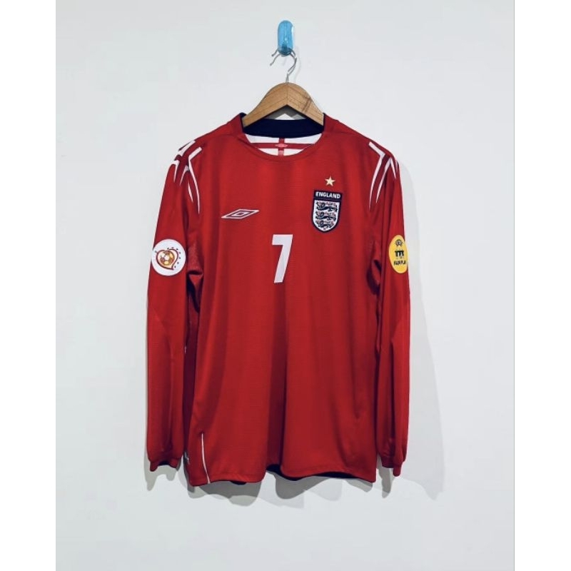 Jersey England Away 2004 Long Sleeve 