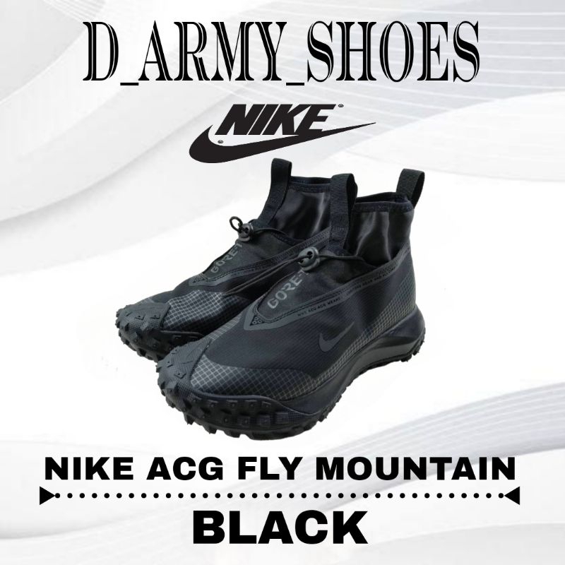 Sepatu Hiking Pria NIKE ACG High Fly Mountain Full Black