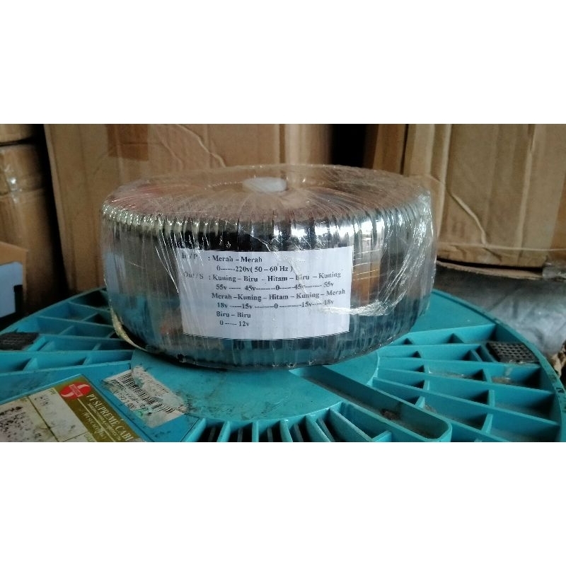 TRAFO TOROID DONAT 15A CT 55v-45 murni