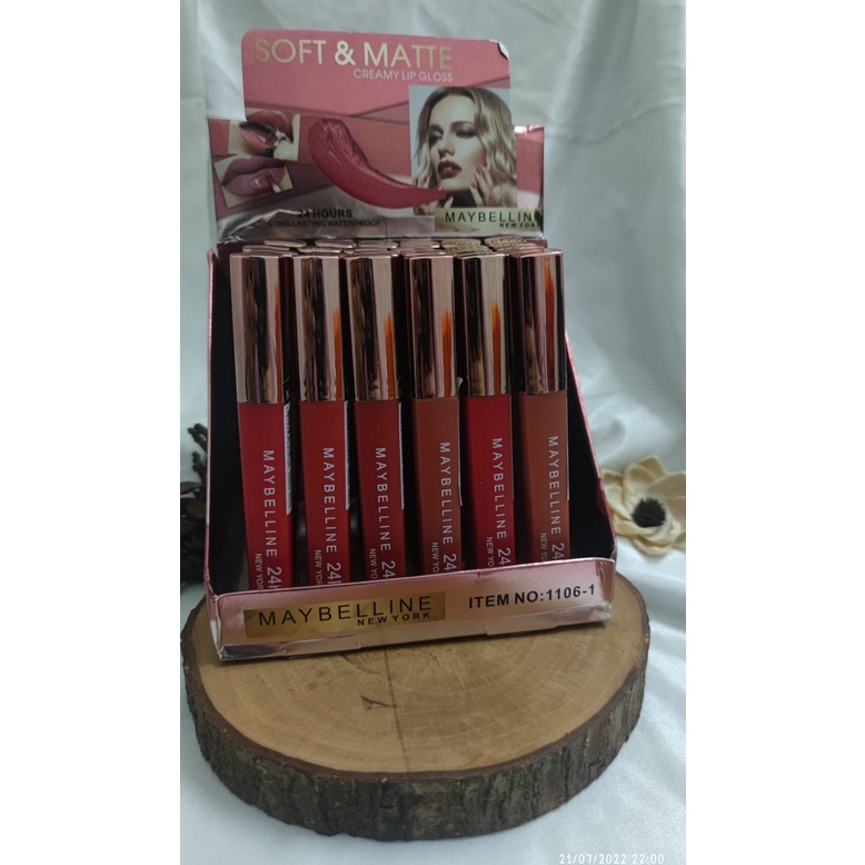 KODE M58T LUSINAN Lip cream Soft Dan Matte Creamy Lipgloss MAybelline 116