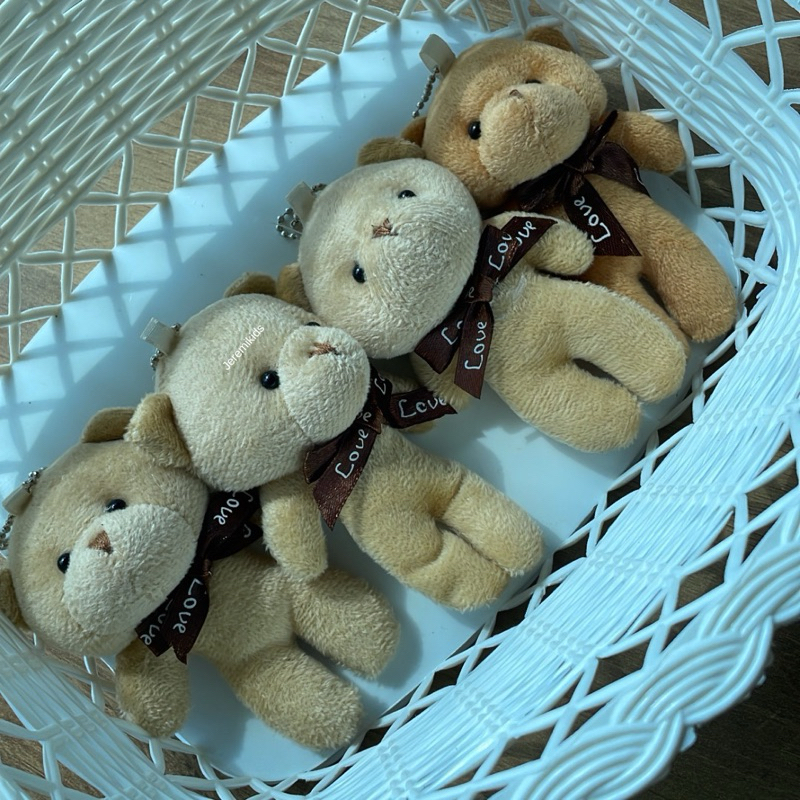 Gantungan Tas Little Teddy Bear | Gantungan Kunci Boneka Kecil | Keychain