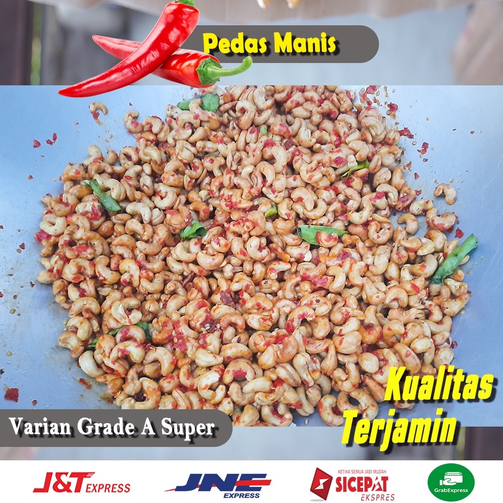 

SERBA SERBI 5grm Spesial Pedas Manis Kacang Mete Mede Grade A Original Wonogiri