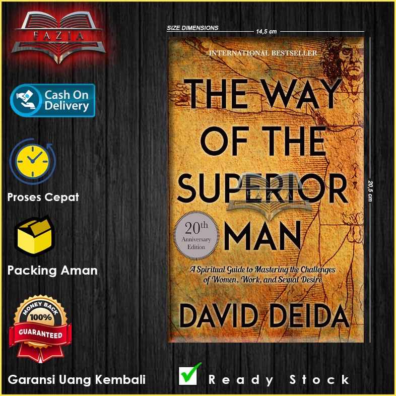 HOT PROMO The Way of the Superior Man by David Deida IndonesiaEnglish