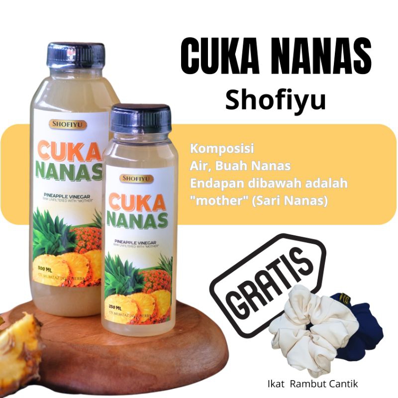 

SHOFIYU CUKA NANAS 250ML SARI PINEAPPLE VINEGAR HERBAL