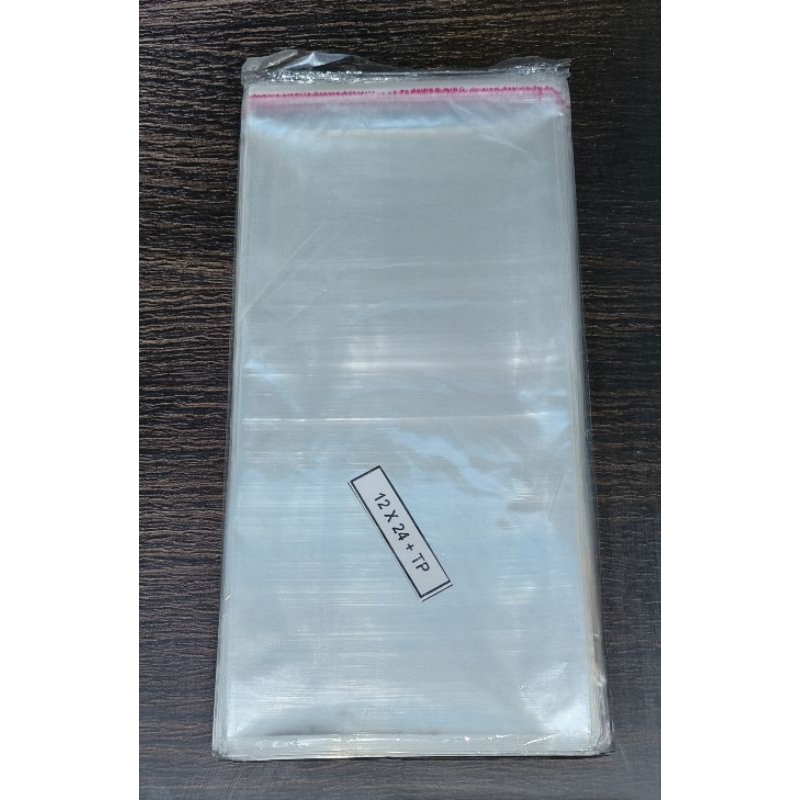 

plastik Opp 12 x 24 [ 1 pack isi 100 pcs ]