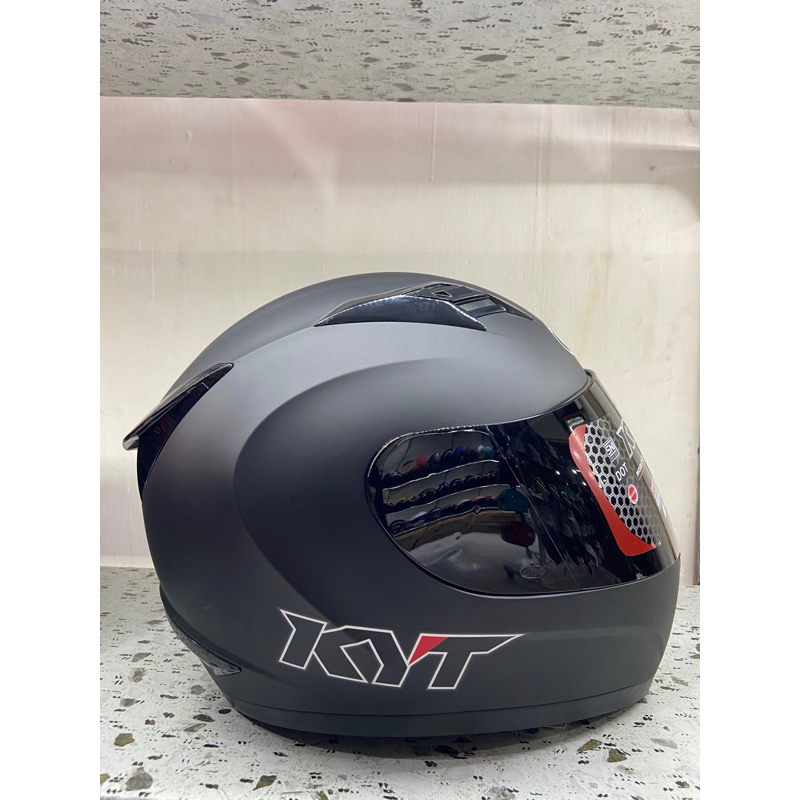 KYT R-10 HITAM DOFF FULL FACE