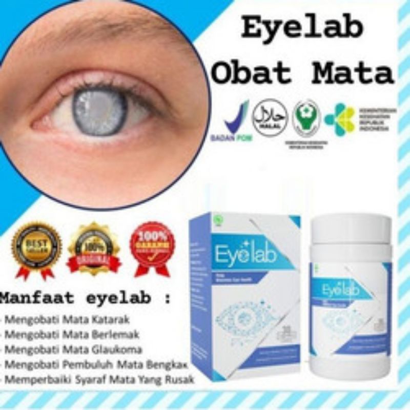 Eyelab Asli Original Obat Herbal Mata Asli Kesehatan Mata Plus Minus Katarak