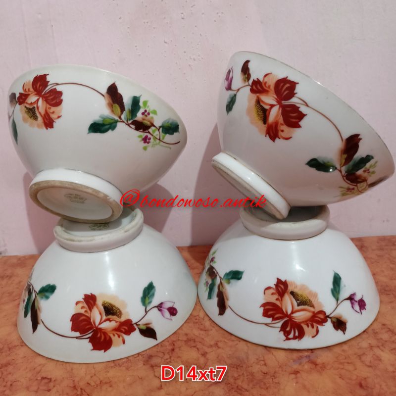 Mangkok lukis China lawas d14 (1) - mangkok antik kuno