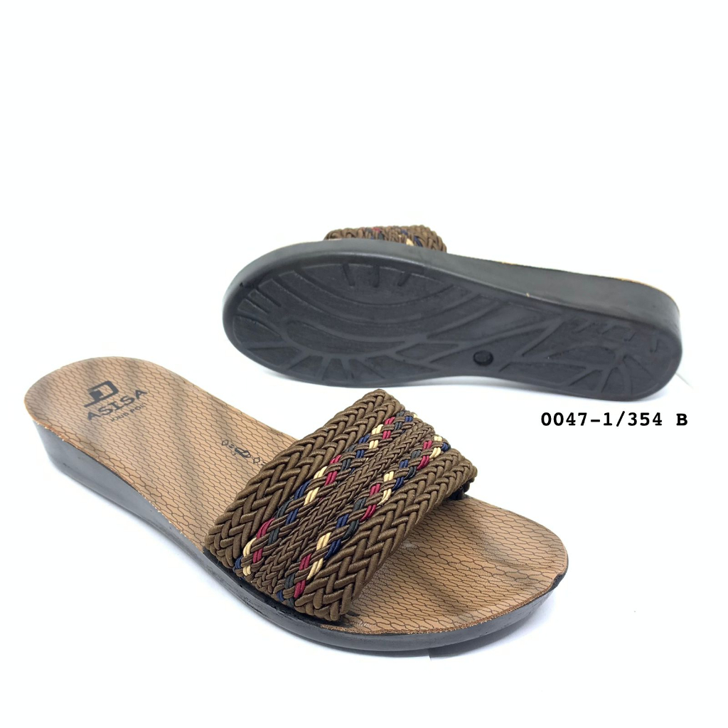 Sandal selop wanita rajut