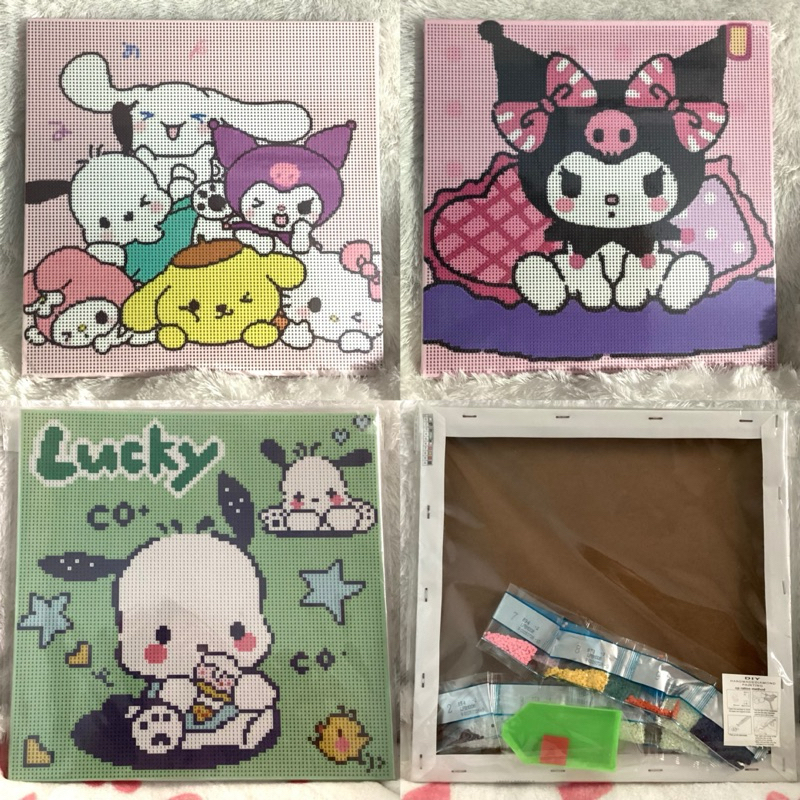

Diamond Painting Sanrio Kuromi Pochacco Cinnamoroll Canvas 30x30u